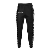 Torby męskie - GIVOVA Spodnie Terry Band, Unisex, czarny - miniaturka - grafika 1