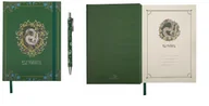 Długopisy - Harry Potter Notatnik Notes z długopisem Slytherin CR5612 - miniaturka - grafika 1