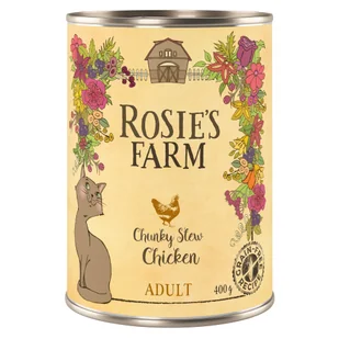 6x400g | Rosie's Farm Adult kurczak, mokra karma dla kota| - Mokra karma dla kotów 6x400g | Rosie's Farm Adult kurczak, mokra karma dla kota| - Mokra karma dla kotów - miniaturka - grafika 2