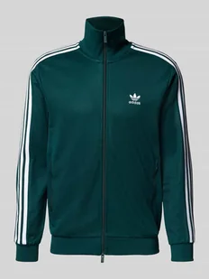 Bluza rozpinana z wyhaftowanym logo - Bluzy męskie - miniaturka - grafika 1