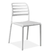 Krzesła - D2.Design Krzesło Costa białe 37042 - miniaturka - grafika 1