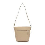 Torebki damskie - Torebka damska antykradzieżowa Pacsafe W - beżowa - miniaturka - grafika 1