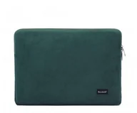 Torby na laptopy - Bombata Velvet Sleeve 13-14" zielony E00871-7 - miniaturka - grafika 1
