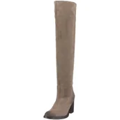 Kozaki damskie - Buffalo London 111548 ART 1 SUEDE STONE 01, kozaki damskie, szary - Grau Stone 01-38 EU - miniaturka - grafika 1