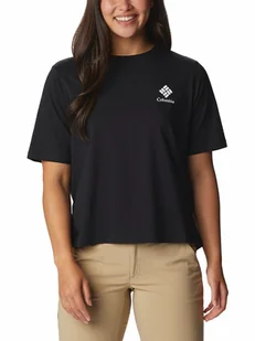 Columbia Koszulka "North Cascades™" w kolorze granatowym - Koszulki i topy damskie - miniaturka - grafika 1