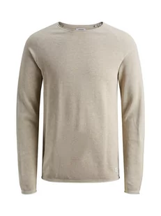 Jack & Jones Sweter "Hill" w kolorze beżowym - Swetry męskie - miniaturka - grafika 1