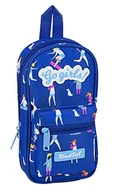 Plecaki - Blackfit8 Plumier Plecak z 4 pełnym uchwytem do recyklingu Go Girls, 120x50x230 mm, niebieski, 120x50x230 mm, Casual - miniaturka - grafika 1