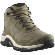Buty trekkingowe męskie - Męskie buty zimowe Salomon Shelter Waterproof Rozmiar butów (UE): 47 1/3 / Kolor: khaki - miniaturka - grafika 1