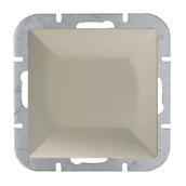 Wyłączniki światła i elektryczne - Wyłącznik schodowy podświetlany Perła - satyna - miniaturka - grafika 1
