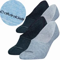 Skarpetki damskie - Calvin Klein Skarpetki Stopki 2 Pary 35-38 Granatowa Niebieska - miniaturka - grafika 1