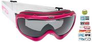 Gogle narciarskie - Gogle Narciarskie Goggle H880-6 Ciemny Różowy Matowy - miniaturka - grafika 1