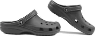 Buty dla dziewczynek - Crocs Chodaki sandały klapki dla dzieci Crocs Kids Toddler Classic Clog szare 206990 0DA 22-23 - miniaturka - grafika 1