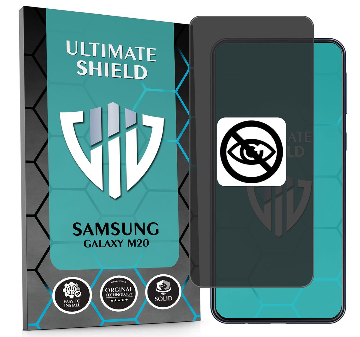 NAJLEPSZA FOLIA 5D ANTYSZPIEGOWSKA DO SAMSUNG GALAXY M20 HYDROŻELOWA MATOWA