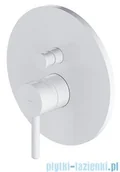 Baterie wannowe i prysznicowe - Omnires Y bateria natryskowa-wannowa podtynkowa z przełącznikiem biały mat Y1235WM - miniaturka - grafika 1