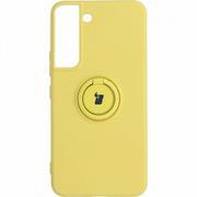 Etui i futerały do telefonów - Bizon Etui Case Silicone Ring Galaxy S22 Plus żółte BCSRGALS22PYW - miniaturka - grafika 1