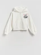 Bluzy dla dziewczynek - Reserved - Bluza Lilo i Stitch - beżowy - miniaturka - grafika 1