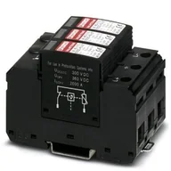 Inne akcesoria elektryczne - Phoenix Contact 2801163 ochrona przeciwprzepięciowa Czarny - miniaturka - grafika 1