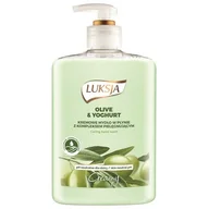 Mydła - Luksja Creamy Kremowe mydło w płynie do rąk Olive & Yoghurt 500 ml - miniaturka - grafika 1
