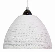 Lampy sufitowe - Candellux BRAID LAMPA WISZĄCA 230 1X60W E27 BIAŁY - miniaturka - grafika 1