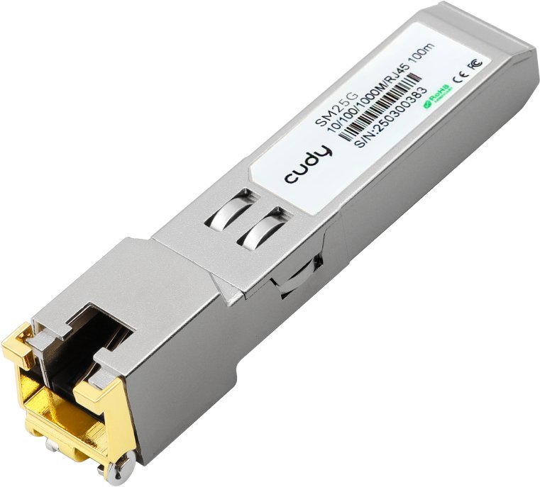 Moduł SFP Cudy Optinis integruojamas keitiklis Cudy SFP++ SM25G SFP+ lizdas į 2.5GbE RJ45