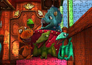 Puzzle Układanka 120 el : Tomek I Przyjaci + Woreczek Z Nadrukiem - Puzzle - miniaturka - grafika 1