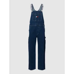 Spodnie męskie - Ogrodniczki z wyhaftowanym logo model DUNGAREE - Tommy Jeans - grafika 1