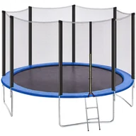 Trampoliny - Trampolina Ogrodowa Z Siatką ⌀ 366 Cm Niebieska Risata - miniaturka - grafika 1