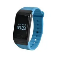 Monitory aktywności - SMARTBAND OPASKA SPORTOWA PULSOMETR NIEBIESKA - miniaturka - grafika 1