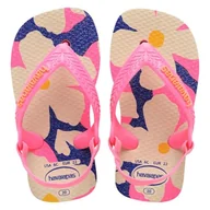 Buty dla dziewczynek - Havaianas Baby Mini Me, Beige, UK child 6.5 - miniaturka - grafika 1