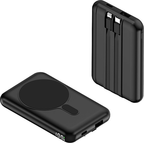 Powerbank szybkie ładowanie 22.5 W + ładowanie indukcyjne 15W Qi