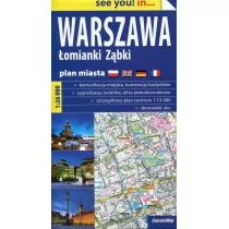 ExpressMap Warszawa Łomianki, Ząbki. Plan miasta skala 1:26 000 - Expressmap - Atlasy i mapy - miniaturka - grafika 1