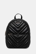 Plecaki - Liu Jo plecak damski kolor czarny mały gładki AF5186.E0426 - miniaturka - grafika 1