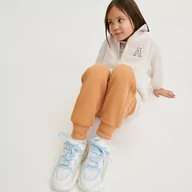 Buty dla dziewczynek - Reserved - Sneakersy z kolorowymi detalami - Biały - miniaturka - grafika 1