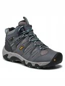 Buty trekkingowe męskie - Keen Trekkingi Koven Mid Wp 1020212 Steel Grey/Wasabi - miniaturka - grafika 1