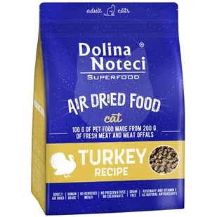 DOLINA NOTECI SUPERFOOD Danie z indyka karma suszona dla kota 1kg - Sucha karma dla kotów - miniaturka - grafika 1