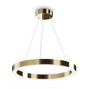 Lampy sufitowe - Lampa pierścieniowa wisząca Saturno MOD415PL-L45BS4K LED 45W złota - miniaturka - grafika 1