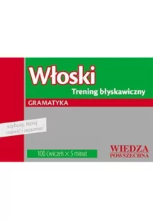 Wiedza Powszechna Luca Melchior Włoski - Trening błyskawiczny. Gramatyka - Książki do nauki języka włoskiego - miniaturka - grafika 2