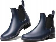 Kalosze damskie - Dream Pairs Kalosze Damskie Granatowe 38 Żtg - miniaturka - grafika 1