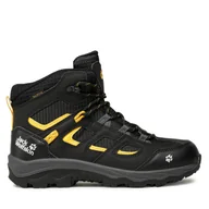 Buty trekkingowe dziecięce - Trekkingi Jack Wolfskin Vojo Texapore Mid K 4042181 Czarny - miniaturka - grafika 1