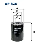 Filtry oleju - Filtron Filtr oleju OP 636 - miniaturka - grafika 1