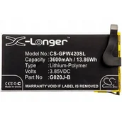 Baterie do telefonów - Cameron Sino Google Pixel 4 XL G020J-B 3600mAh 13.86Wh Li-Polymer 3.85V CS-GPW420SL - miniaturka - grafika 1