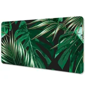 Podkładki na biurko - Mata ochronna na biurko Tropikalne czerwone kwiaty 90x45 cm - miniaturka - grafika 1