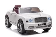 Tory, garaże, parkingi - Auto Na Akumulator Bentley Mulsanne Biały - miniaturka - grafika 1