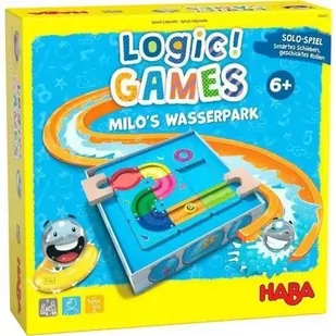 Logic! CASE - Milo's park wodny - Haba - Łamigłówki - miniaturka - grafika 1