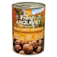 Mokra karma dla psów - Arquivet Fresh klopsiki z indyka w sosie 400g - miniaturka - grafika 1