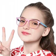 Okulary korekcyjne, oprawki, szkła - Dziecięce okulary do Komputera BLUE LIGHT Oprawki korekcyjne ochronne - miniaturka - grafika 1