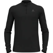Koszulki sportowe męskie - Odlo Natural Merino 200 Base Layer z długim rękawem z zapięciem na szyję S - miniaturka - grafika 1