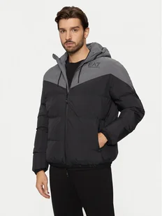 EA7 Emporio Armani Kurtka zimowa 6DPB30 PNDOZ 1200 Czarny Regular Fit - Kurtki męskie - miniaturka - grafika 1