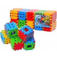 Klocki - Klocki konstrukcyjne wafle 120el Adusie FOL CZAKO 409557 - miniaturka - grafika 1