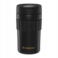Kubki termiczne - 73636 Kubek termiczny Nino 450 ml czarny AMBITION - miniaturka - grafika 1
